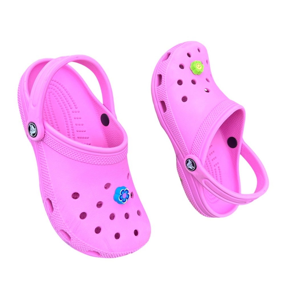 Crocs Adult Classic Clogs With Charms Unisex Size M4 W6 Sandals‎